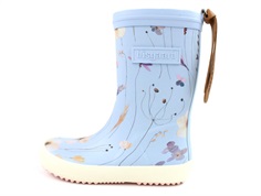 Bisgaard rubber boot lavender with flowers